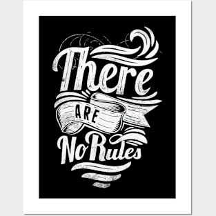 there are no rules Posters and Art